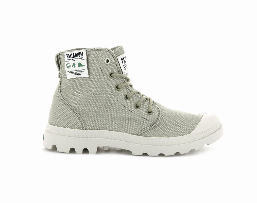 Palladium Pampa Hi Organic Damen Stiefel HellGrün ||961348-NAJ||